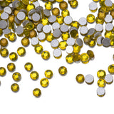 Mollylac - SS3 Strass à ongles en verre citrine env. 50 pcs