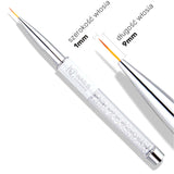 NC Pinceau pour décorations -2 avec cristaux / Pinceau Nail Art