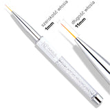 NC Pinceau pour décorations -3 avec cristaux / Pinceau Nail Art