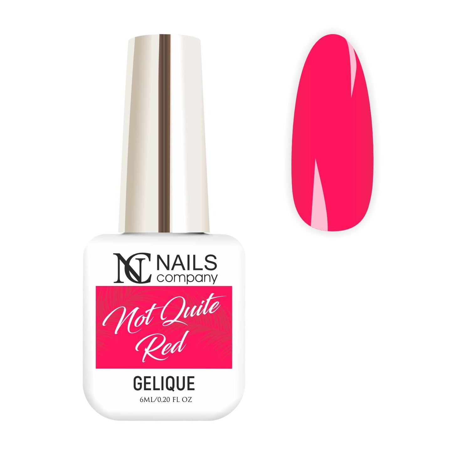 NC VSP Not Quite Red Gelique 6 ml/Nail Talk