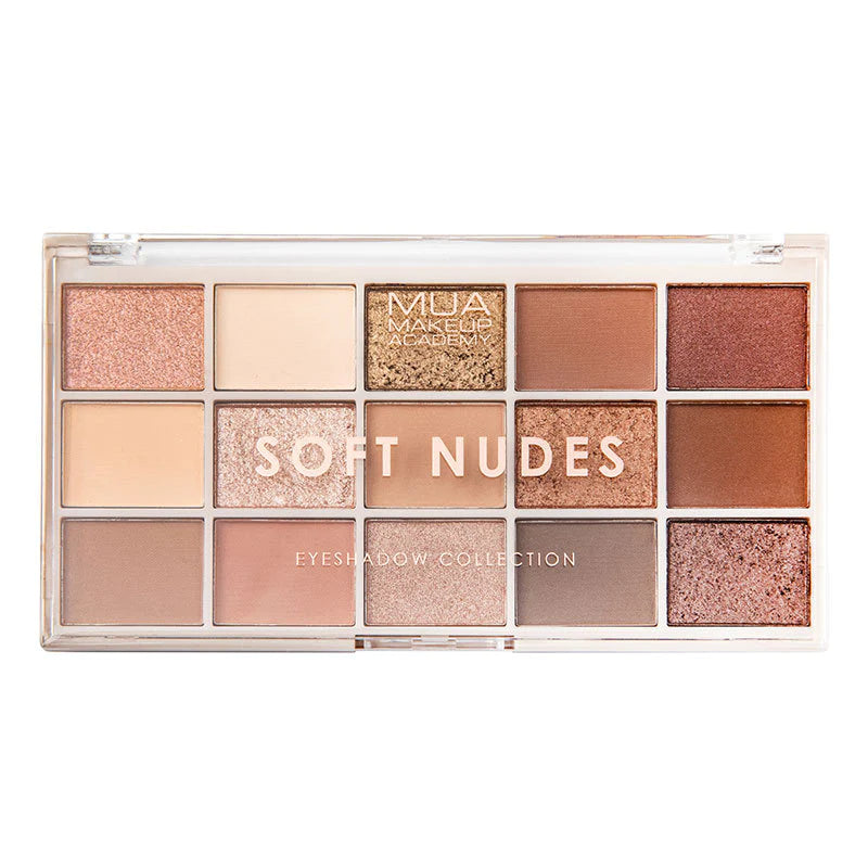 PALETTE DE FARDS À PAUPIÈRES MUA 15 NUANCES - SOFT NUDE