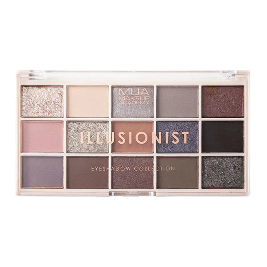 PALETTE POUR LES YEUX 15 NUANCES MUA ILLUSIONIST