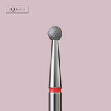 Fraise en diamant Grain rouge forme Boule 2.5 mm