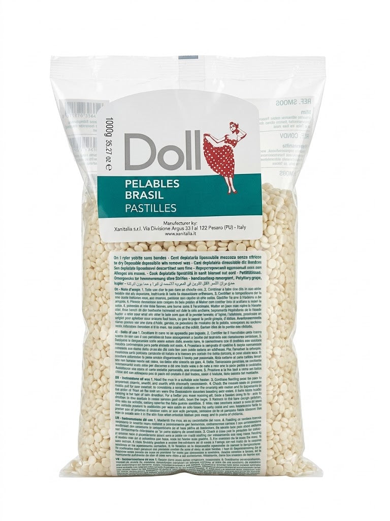 PASTILLES CIRE SANS BANDES 1000G - BLANCHE VANILLE