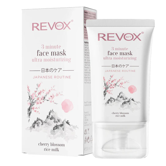 REVOX B77 JAPANESE RITUAL 3 MINUTE ULTRA MOISTURIZING FACE MASK