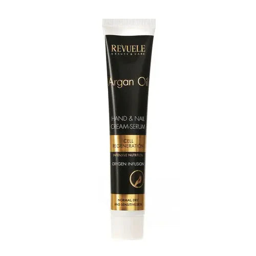 REVUELE ARGAN OIL Hand & Nail Cream-Serum Cell Regeneratoin Oxygen Infusion, 50ml