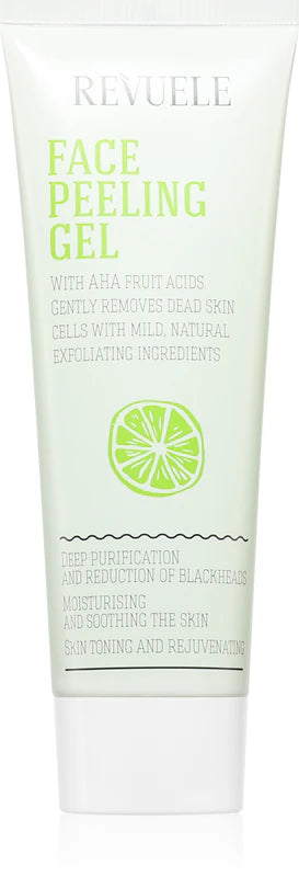 REVUELE FACE PEELING GEL WITH AHA FRUIT ACIDS 80ML