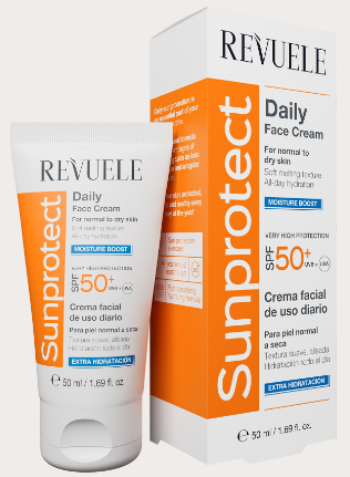 REVUELE Sunprotect - Crème pour visage SPF 50+ 50ml
