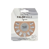 Technic False Nails - Square, Silver Lining