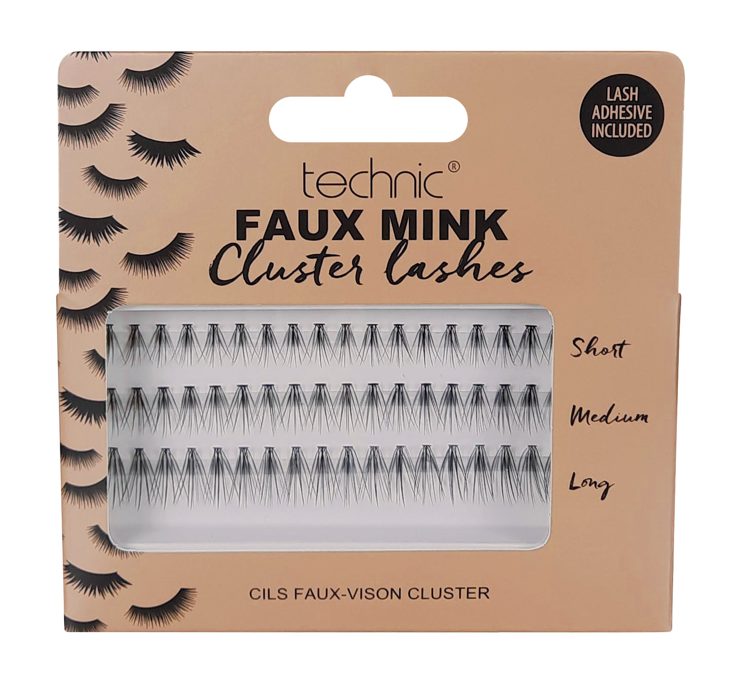Technic Faux Mink Individual Cluster Lashes