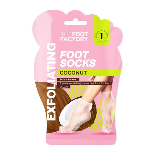 The Foot Factory Exfoliating Foot Mask - Coconut